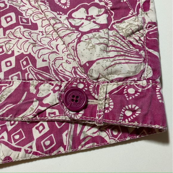 Union Bay Jeans Floral Shorts Size 1 Pink Cream - Picture 6 of 10